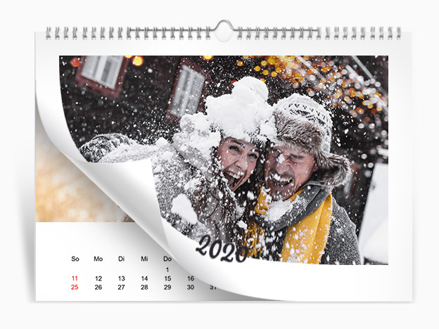 Wandkalender A4  Lidl-Fotos